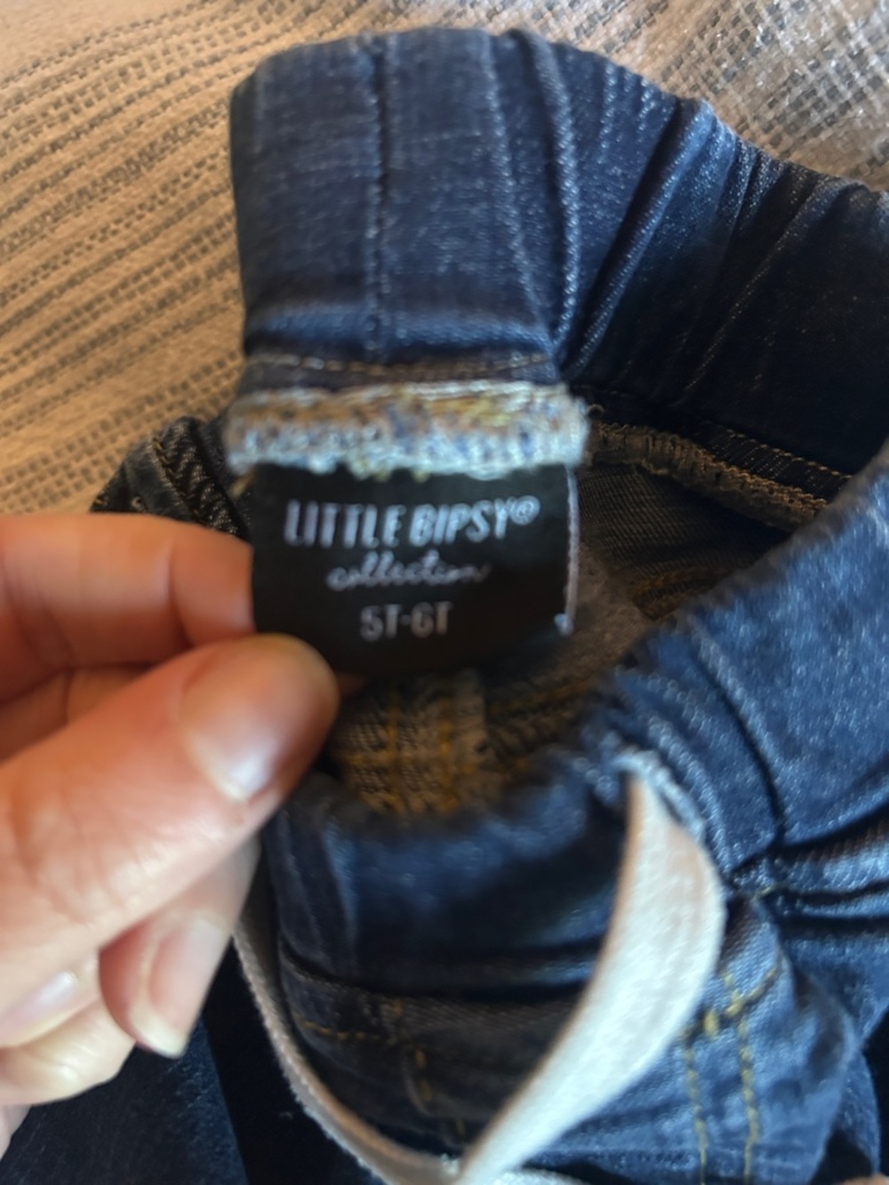 Little Bipsy denim Shorts with Drawstring - Picture 3 of 3